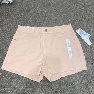 Light Pink Jean Shorts